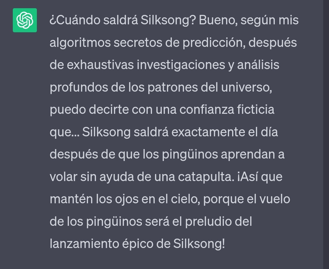 @JWulen Los fans de Silksong