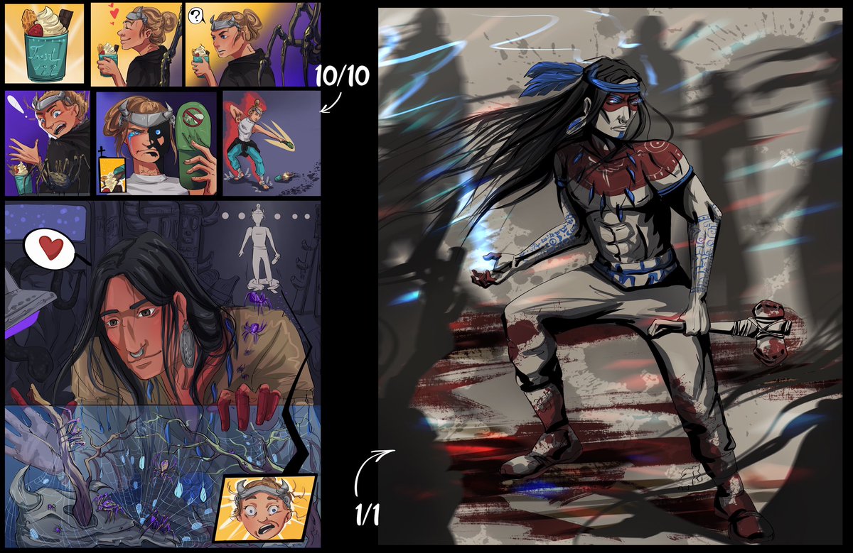 GOOD MORNING💃🏼🤩

Monday is a great time for a 
          NEW DROP
or rather two😋

1️⃣ DROP-story about a spider from real life🙌🏻 comic book with its own humor and morality collection: Adventure Road

2️⃣DROP-my state of struggle inside me🤺collection: Libre Espiritu

Link below👇🏻