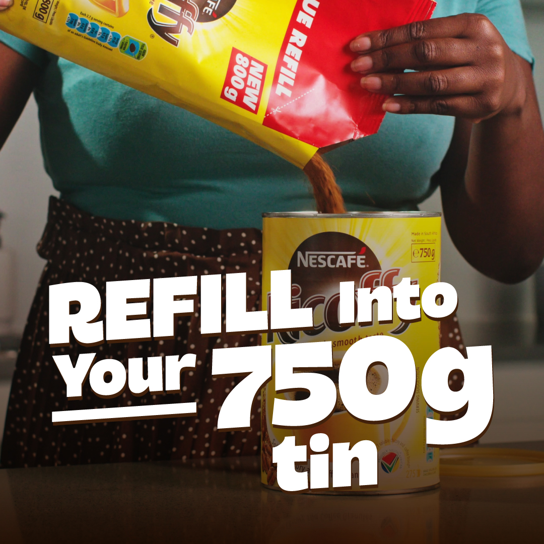 NescafeRicoffy's tweet image. Refilling your NESCAFÉ RICOFFY 800g Value Refill pack into your 750g tin, plus getting 50g extra? That’s extra value for your pocket mos. 

#NESCAFERICOFFY800g #50gEXTRA #MoreValue #SphetheSomethingForEveryone