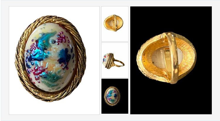 Vintage Glass Easter Egg Cabochon Adjustable Ring | eBay #vintagecostumejewelry #costumejewelry #vintagejewelry #jewelry #estatejewelry #vintagering 
ebay.com/itm/1158053639…
(Tweeted via PromotePictures.com)