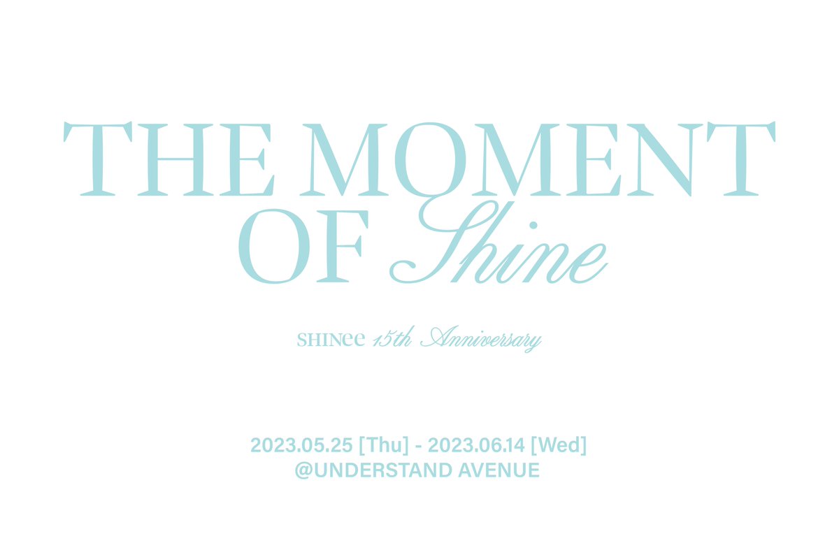 THE MOMENT OF Shine tweet media