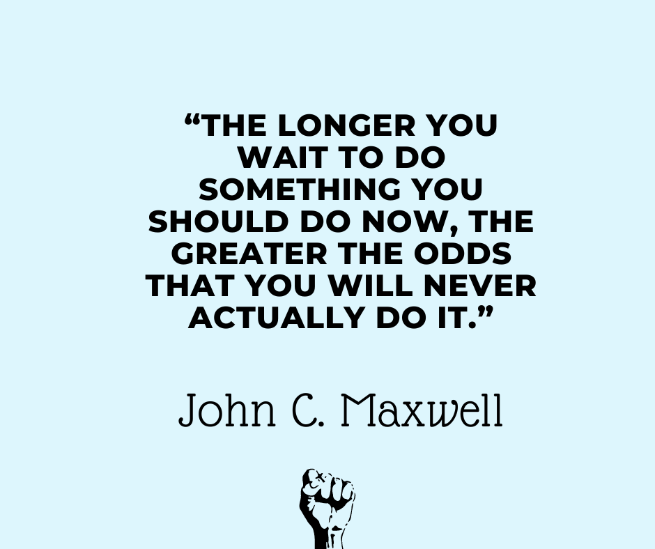 What are you waiting for today?
Good morning.