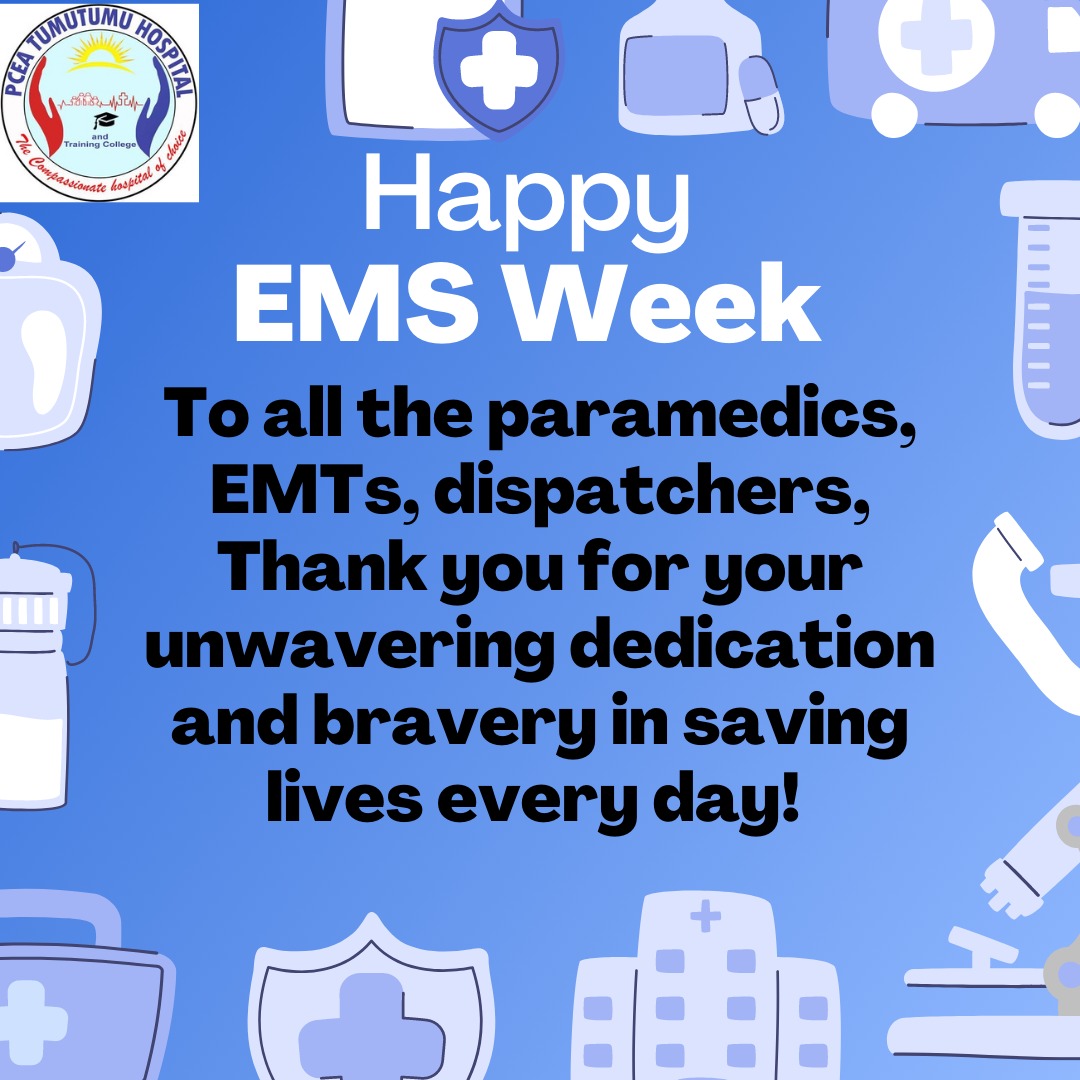 🚑 🚑 Thank you EMS professionals; paramedics, EMTs and their dispatchers for your dedication and commitment in saving lives. Your tireless efforts make a difference in our lives.
Happy EMS Week  May 21-27, 2023.
#CompassionateHospitalofChoice #EMSstrong #EMSheroes #EMSweek