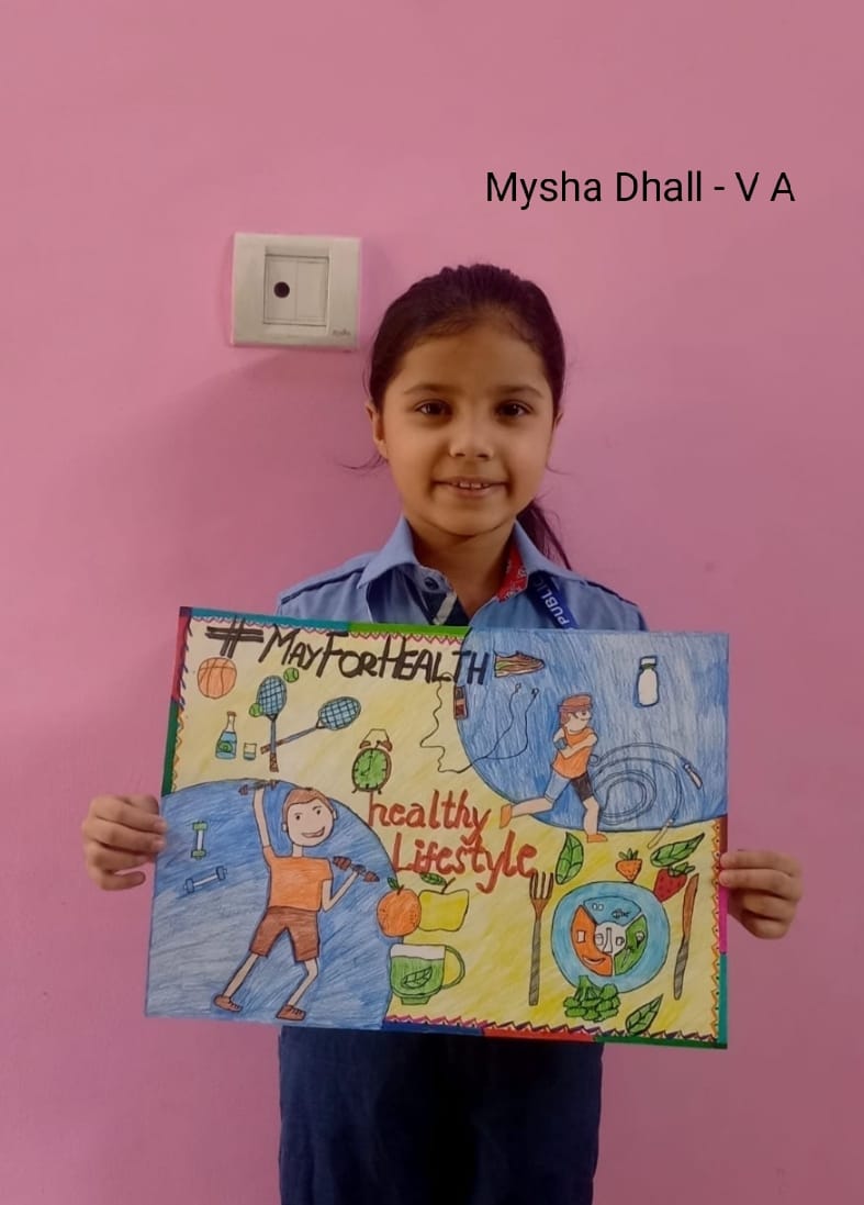 IHWCouncil's tweet photo. ๐จ๐#MayForHealth: Deeply moved by the incredible paintings created by the students of Bosco Public School, Delhi, as they participated in National Health Awareness Month! ๐๐
Their paintings are a reminder to all of the invaluable treasure that good health is! ๐
#HealthAwarenessMonth #NationalHealthAwarenessMonth