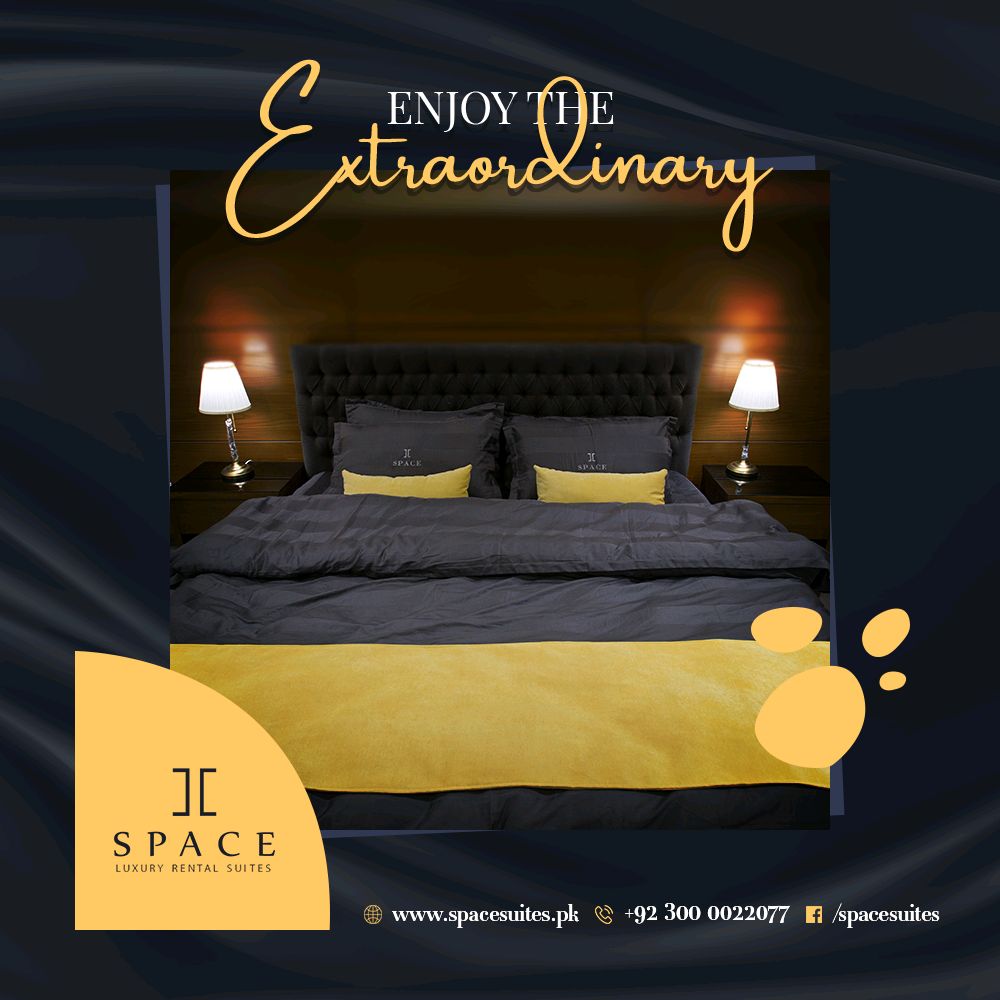 SpaceLuxury's tweet photo. Experience the perfect blend of comfort, style, and elegance at Space Luxury Suites. Our stunning suites offer an extraordinary experience that you won't forget. Book now! 

Front.desk@spacesuites.pk
0300-0022077

#spaceexpress #spaceluxurysuites #hotelsinislamabad https://t.co/5YhTciTqZ8