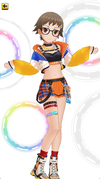 スカート丈えっち過ぎませんか////....???? これ動かすとどうなるんだろう....
