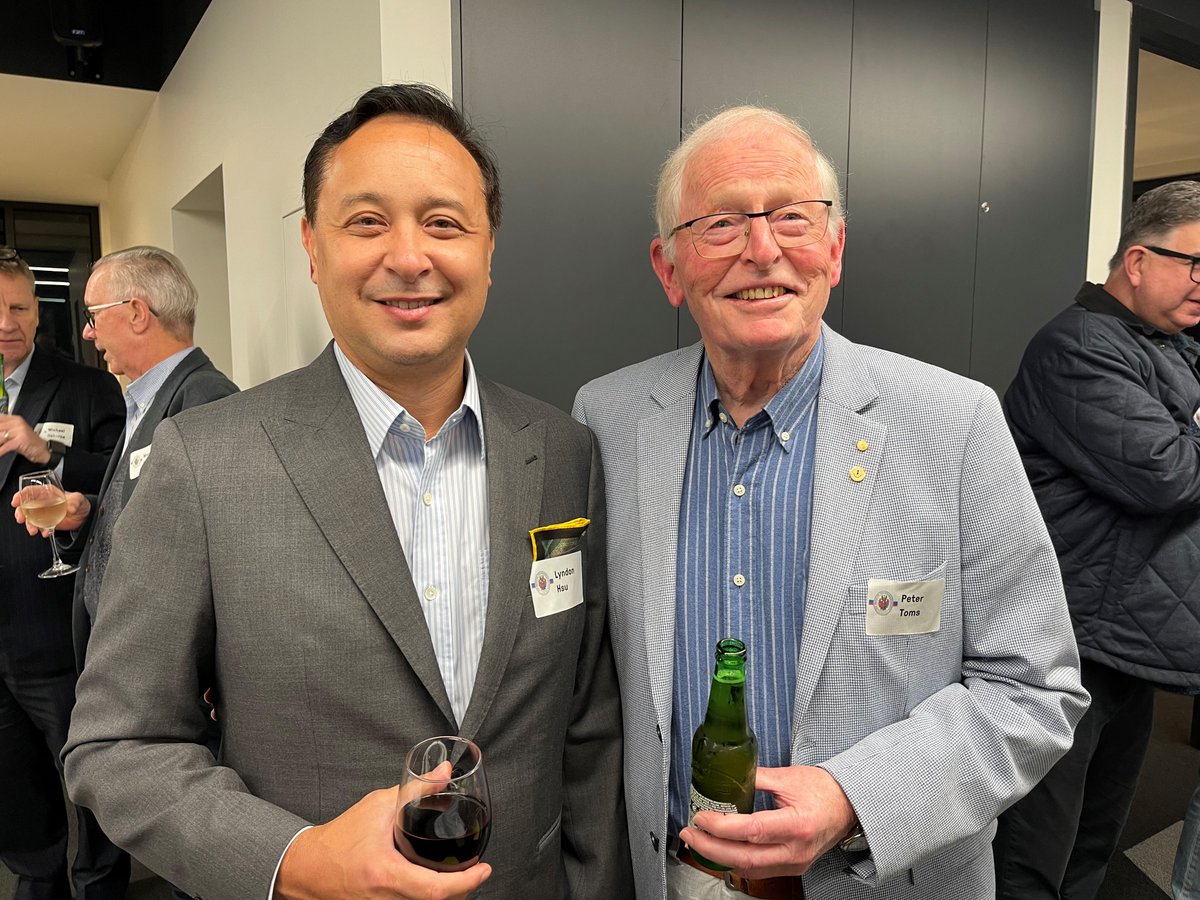 OBGS1908's tweet photo. 40 years on and the camaraderie is still strong with the Class of 1983. It was a wonderful night of reconnecting and reminiscing. An extraordinary year with three premierships too - rowing, hockey and cricket!  #reunion #bgs #obgs #tonners #aps https://t.co/ZLNzplfbvS
