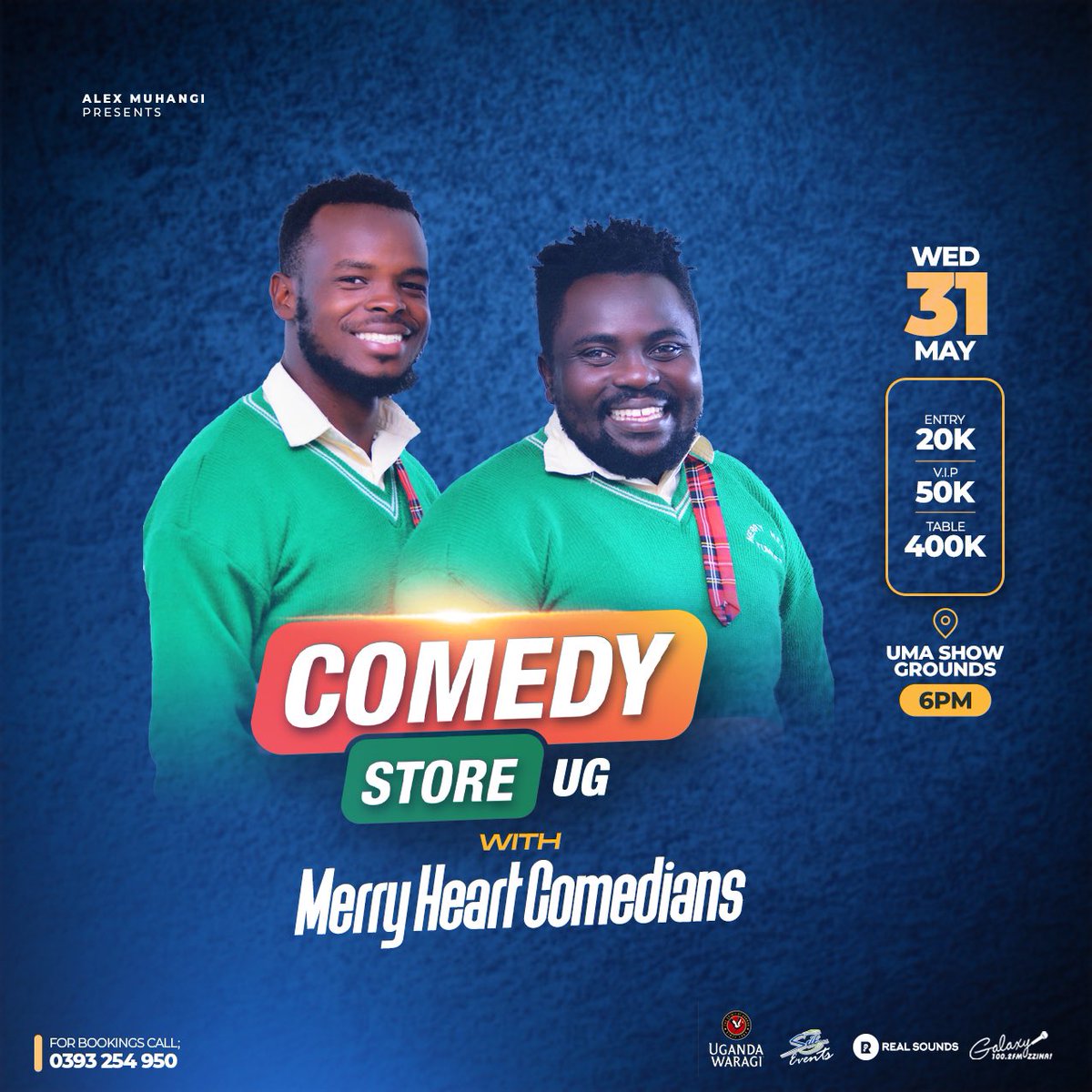 ComedyStoreUG's tweet image. This Is Your Humble Reminder.

Our next #comedystoreug is slated for End of Month, 31st May and we have all your favorite performers including your very own new talents @Merryheartsug and @Sammieandshawa. 

Don’t miss!