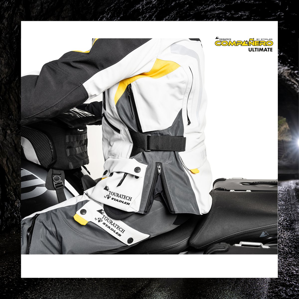 TOURATECH's tweet photo. #newpart Hier ist er: Der brandneue Premium-Motorradanzug Compañero ULTIMATE - Der sicherste Tourenanzug! 🆕 💥 Sicher – Komfortabel – Vielseitig. Made in Europe. Hier mehr erfahren: https://t.co/cJWumVOWIQ
#touratech #madeforadventure #motorrad #companero #newproduct #ultimate https://t.co/akkLnc2f9Y