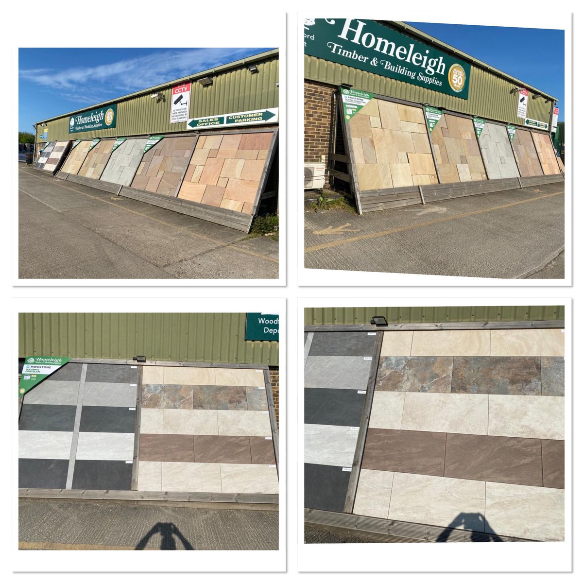 HomeleighTimber's tweet photo. 🌳 Good Morning 🌳

🚛 At Homeleigh we stock a wide range of sandstone &amp; porcelain and much more 🚛

⭐️ Pop into your local branch today where our staff will help you choose the perfect paving for you! ⭐️

☎️ 01580 892733 - 01622 791111 - 01233 850075 - 01580 892037 ☎️ https://t.co/smCIPRompo