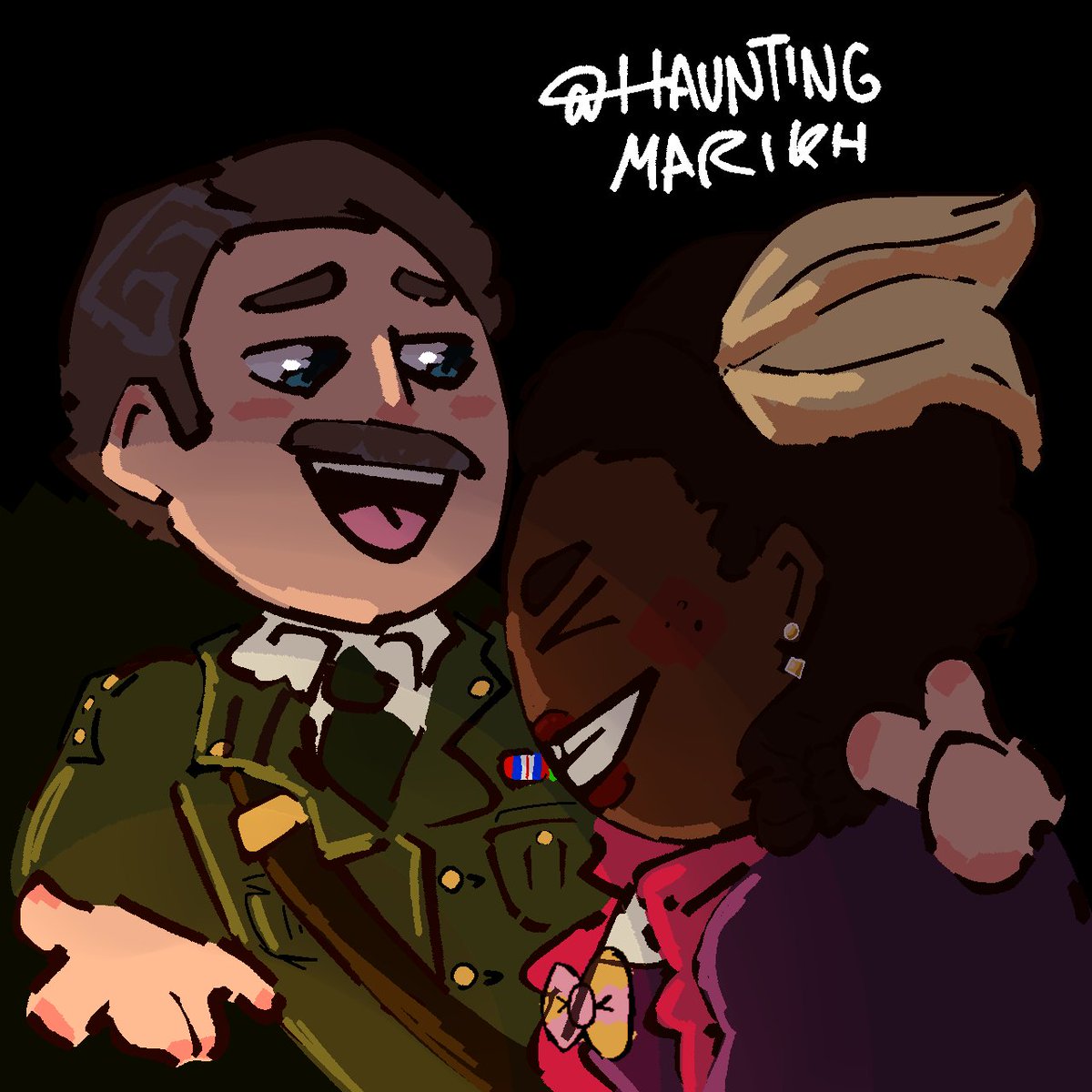 Don't you just love when your father figure info dumps about the war to you!! <3
•
•
#bbcghosts #bbcghostsfanart