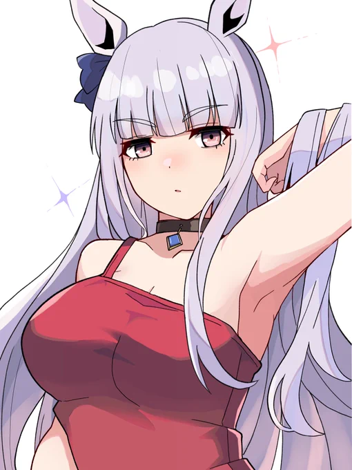 髪下ろしゴルシ……っ