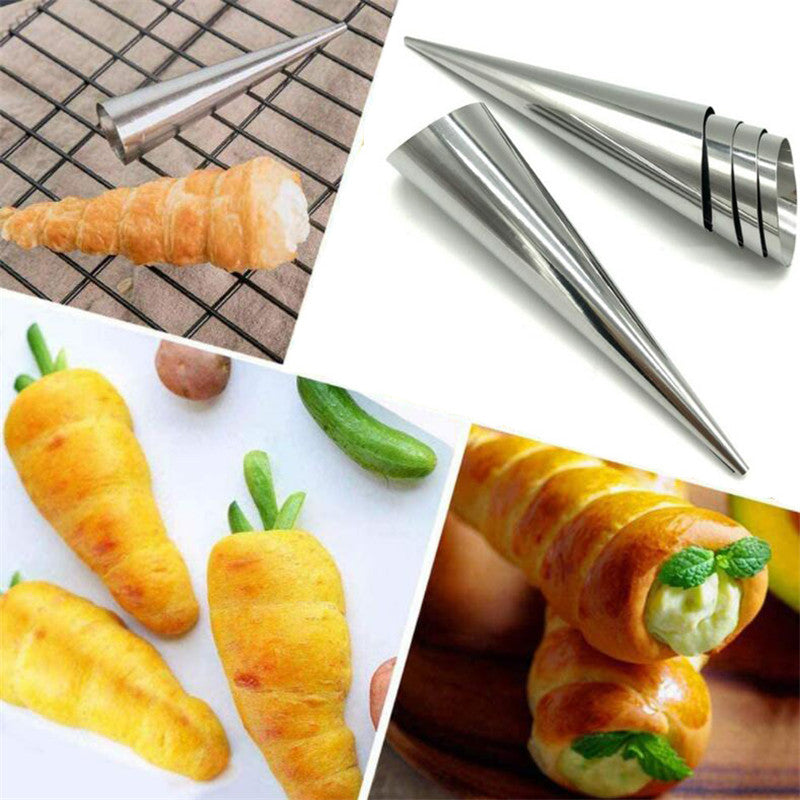 LoveGadgets2023's tweet image. Kitchen Stainless Steel Baking Cones Horn Pastry Roll Cake Mold
Size: 85 * 25/122*34/140*25/125*25 Mm
Type: Cake Tools
Cake Tools Type: Moulds
.
.
.
.
.
#bakingtools
#decoratingtool
#bakinganddecorating
#kitchenstainless
#caketools