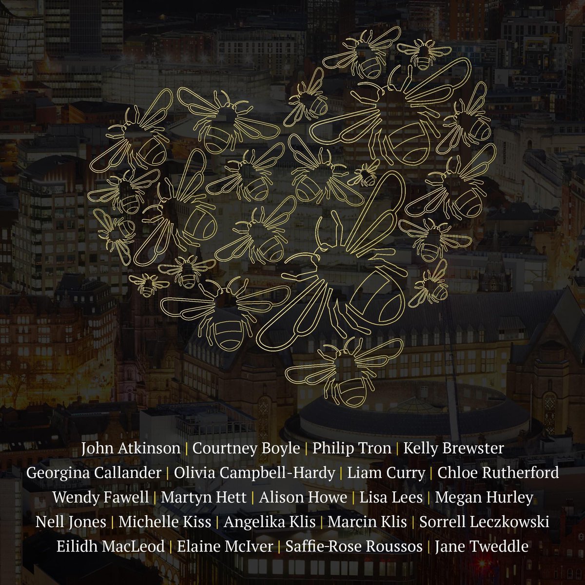 happicathy's tweet photo. Thoughts are with those families today we will never forget that night #22 🐝💓 https://t.co/CsdaboicNm