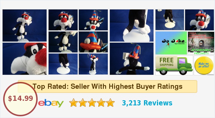 WARNER BROS STORE-BIRTHDAY SYLVESTER-10 INCH-HAT WITH STREAMERS--NEW/TAG-1998 | eBay #warnerbrosstudiostore ebay.com/itm/3826241164… (Tweeted via PromotePictures.com)