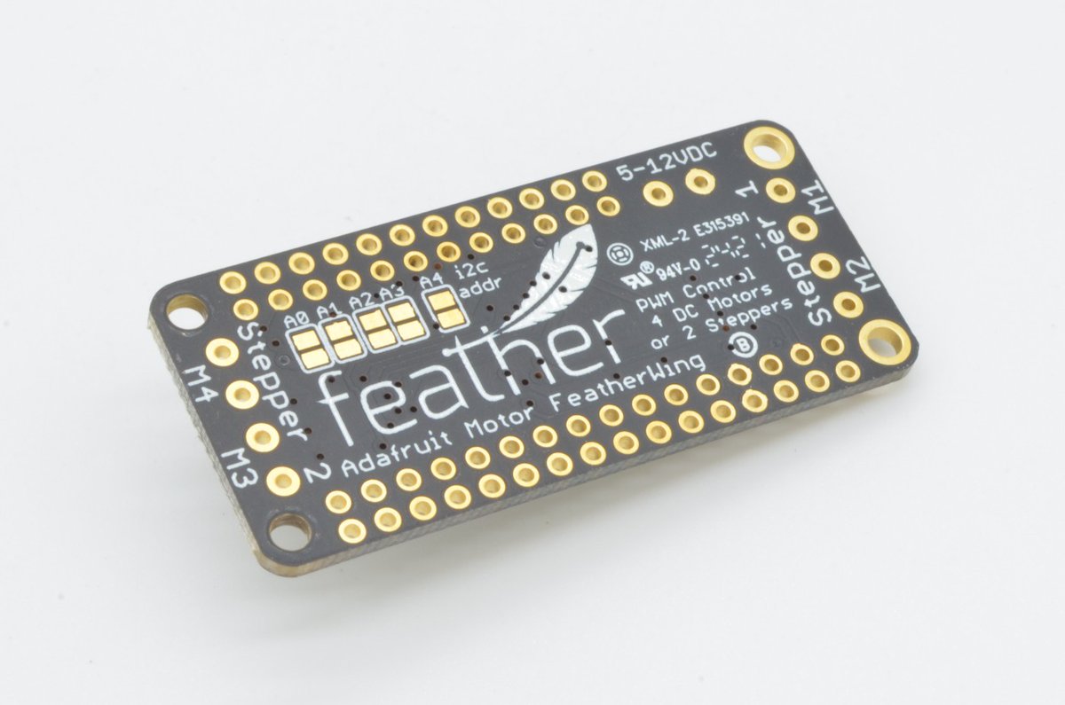 BCRobotics's tweet image. Feature Item: Adafruit DC Motor + Stepper FeatherWing

The #Adafruit DC Motor + Stepper #FeatherWing is designed to let you use 2 x bi-polar stepper motors or 4 x brushed DC motors with any of the Adafruit Feather series of #microcontrollers

bc-robotics.com/shop/adafruit-…