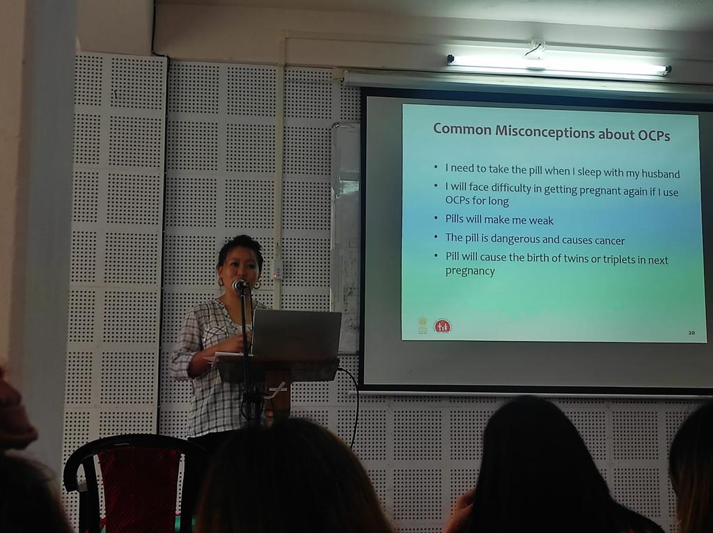 NNagaland's tweet photo. CHO Rongsenlila, HWC Mopungchukit, Nagaland as one of the trainers at District level FP-LMIS training @NagalandNhm @USAID_NISHTHA @KhelitoZ https://t.co/9vV0PrZqN5