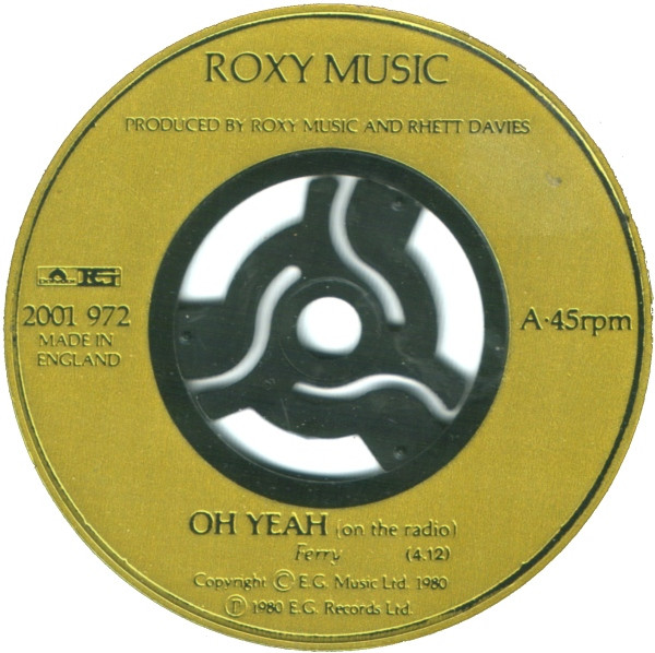 #FirstLastEverything 
Day 22: Oo

From Wikipedia, the free encyclopedia

'Oh Yeah', also known as 'Oh Yeah (There's a Band Playing On the Radio)' or 'Oh Yeah (On the Radio)' on certain releases.'

Thank goodness (for parenthesis)

Oh Yeah (On the Radio) - Roxy Music