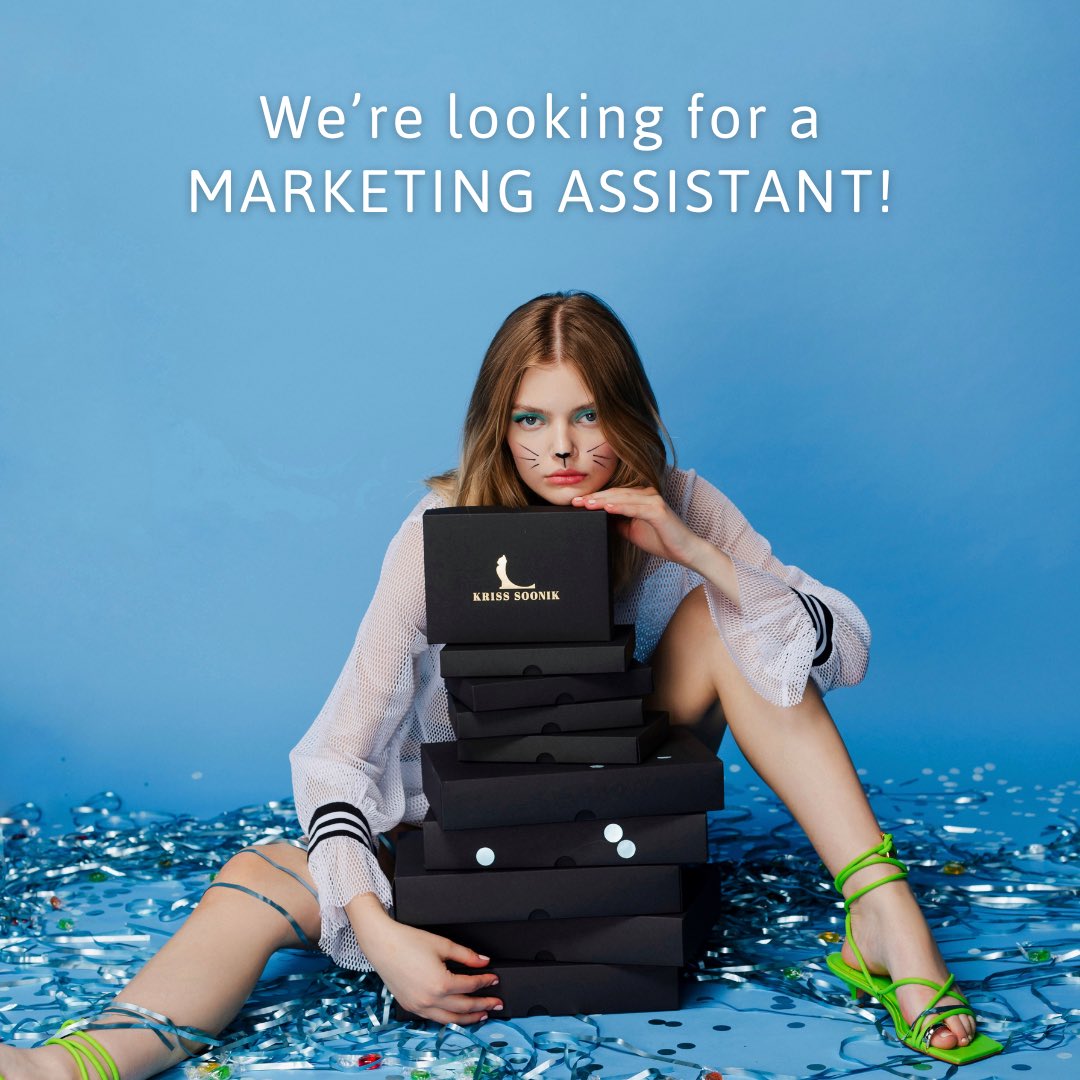 We are looking for a MARKETING ASSISTANT! 💙

Are you an independent, social, flexible and organized Clever Cat? 🐈‍⬛ If so, we've got the purrfect opportunity for you!

To apply, simply send us an email at sales@kriss-soonik.com