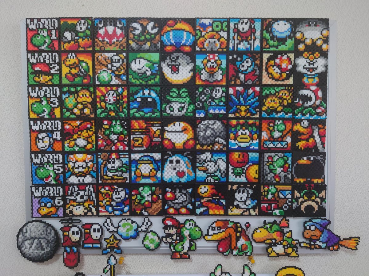 _makademia_'s tweet photo. Nintendo Switch Online「スーパーマリオアドバンス」シリーズ配信おめでとう
USA、ワールド、ヨッシーアイランド、3すべて始めて遊んだのがアドバンス版だから思い入れがある。
Yoshi’s Island: Super Mario Advance 3
#アイロンビーズ 
#ナノビーズ
#ヨッシーアイランド
#スーパーマリオアドバンス3 https://t.co/j3uCJJvYnL