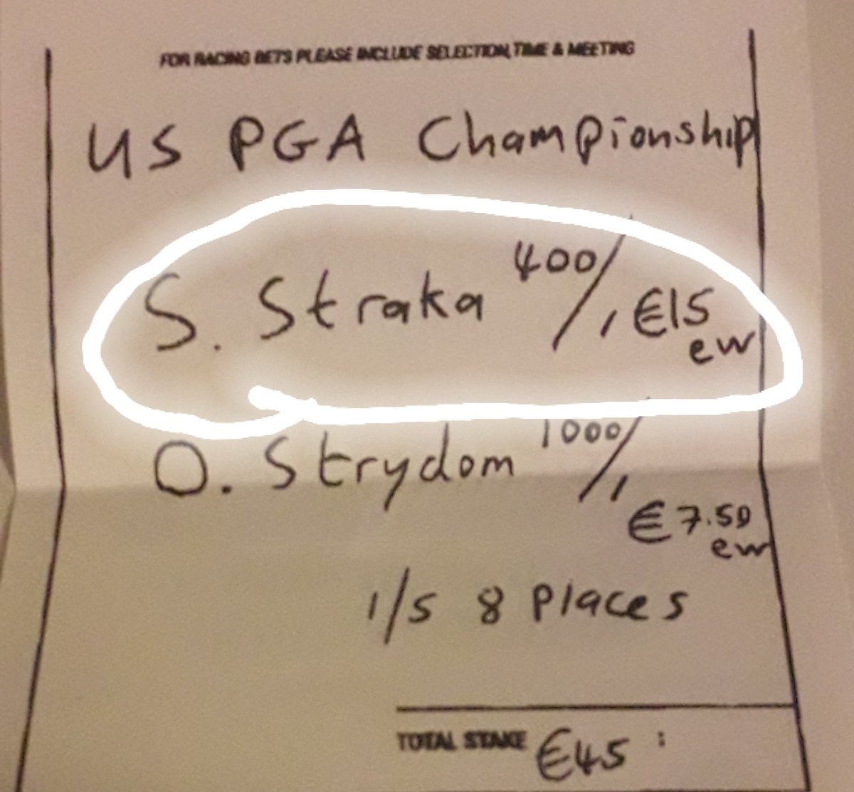 Cha ching😎💰A nice ew payout. Not a bad start to the week!
#PGAChampionship #PGAChampionship2023