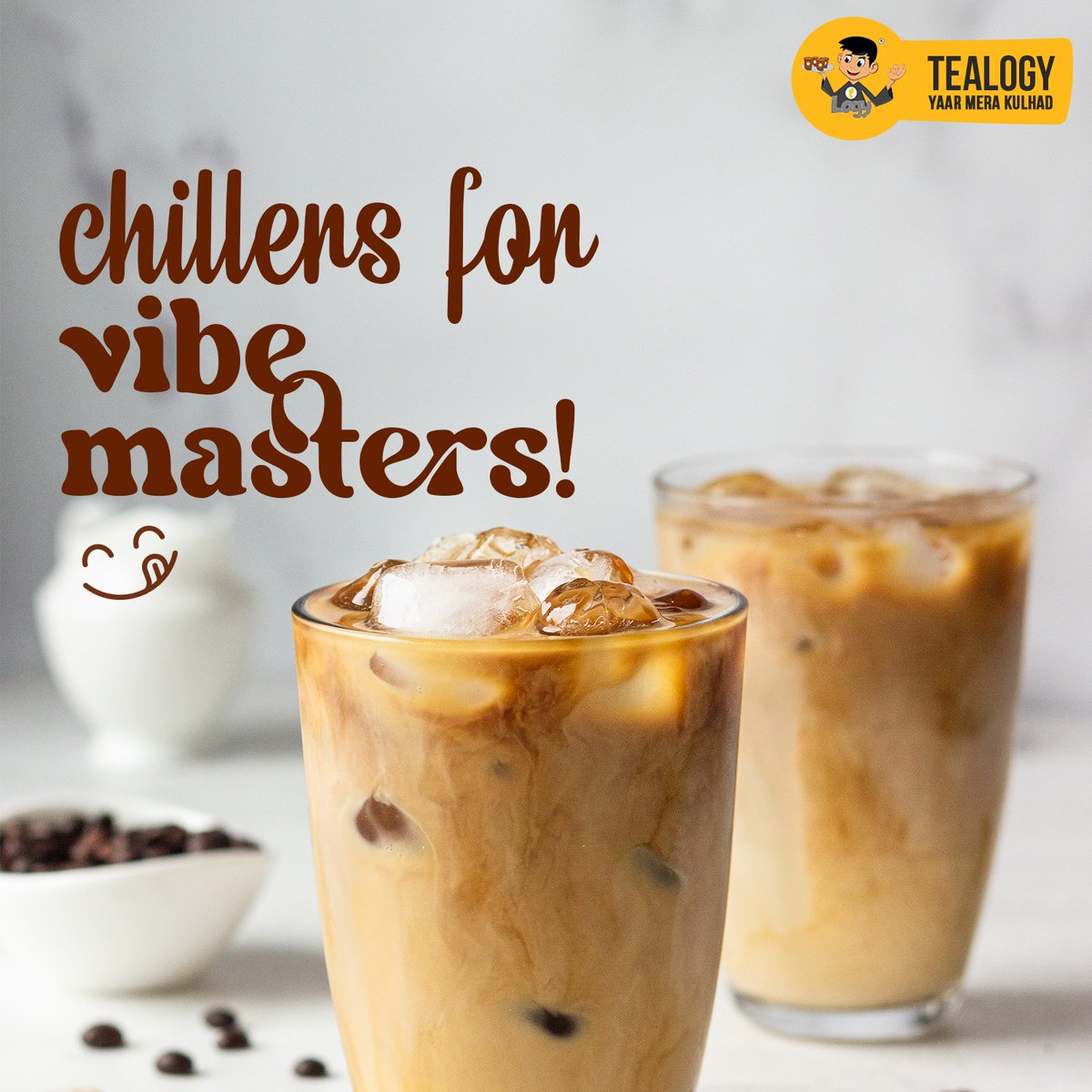 tealogyofficial's tweet photo. Let the summers have The Poo jisse hum piche moud kar nahi dekhte but we chillex! 😎

#tealogy #tealogycafe #tealogyindia #meme #chaimeme #friendship #friendsmeme #yaarmerakulhad #kulhad #kartikaryan #eveningtea #gang #friendship #relations https://t.co/PWpQZMhFdx