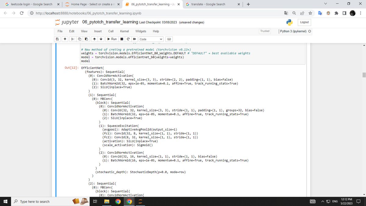 tusharpatel0's tweet image. I used Transfer Learning and get pretrained #EfficientNet model and using this model classify food.
