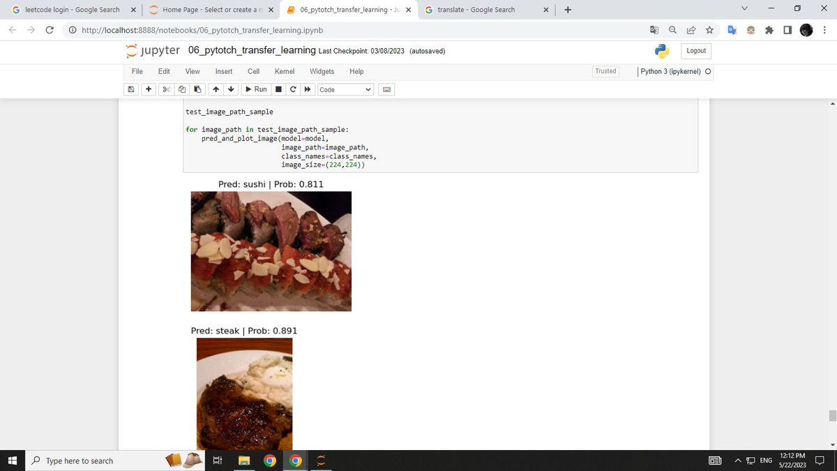 tusharpatel0's tweet image. I used Transfer Learning and get pretrained #EfficientNet model and using this model classify food.