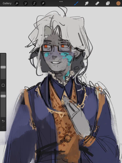 Sketching younger Reese in an attempt to remember how to draw faces