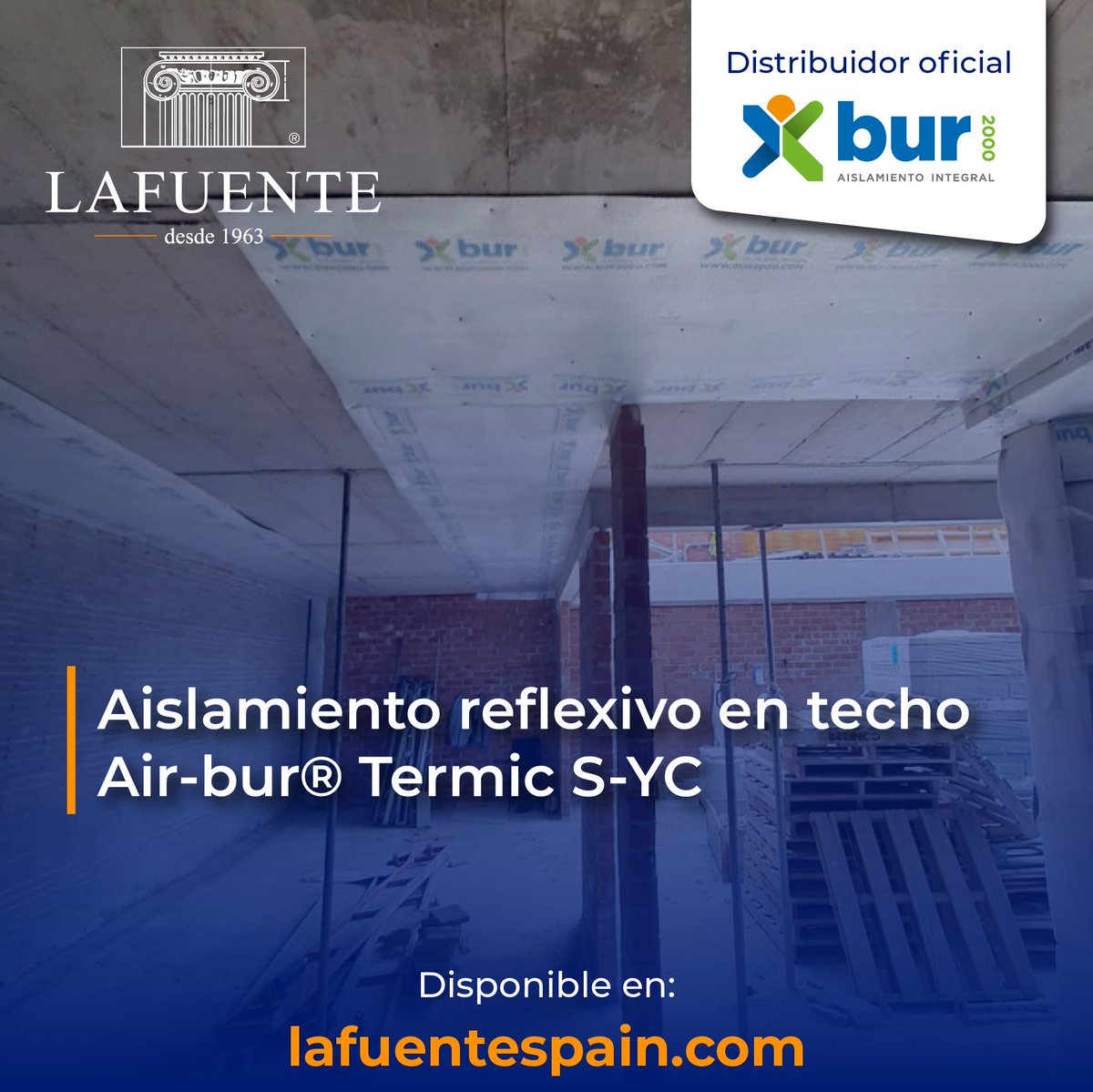 LafuenteSegovia's tweet photo. ¡Buenos días!
Descubre en nuestros almacenes la amplia gama de aislantes reflexivos termo-acústicos @Bur2000sa 📲https://t.co/h0qt4rALvH
Para más información ☎️ 91 366 31 02
#Aislamiento #Reflexivo #Reflectivo #BUR2000 #Techo #Construcción #Madrid #FelizLunes #LAFUENTE https://t.co/dJ5IQWr8TN