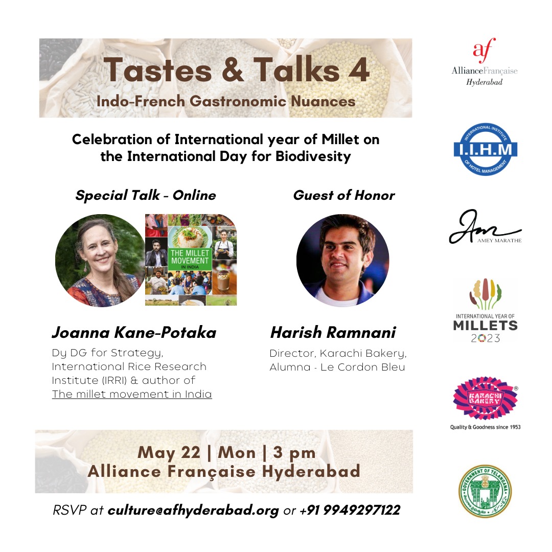 IIHMHOTELSCHOOL: Initiated by <a href="/HyderabadAf/">AFHyderabad</a> Chef Amey Marathe, and IIHM, Taste &amp; Talks goes beyond the "food and drink" cliche, thereby touching upon a new facet of Indo- French Gastronomic richness.

#iihm30years #hospitalitycareers  #admissions #admissi…