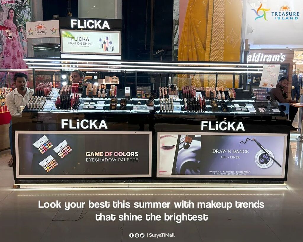 📣 Attention, beauty lovers! 🎉 Want to experience a total beauty transformation? Get ready to unleash your inner glam at Flicka Cosmetics in Surya Mall!💄👀 With a killer makeover and some serious selfie game, you'll be feeling like a total boss ba… instagr.am/p/CsiM4fryOB9/