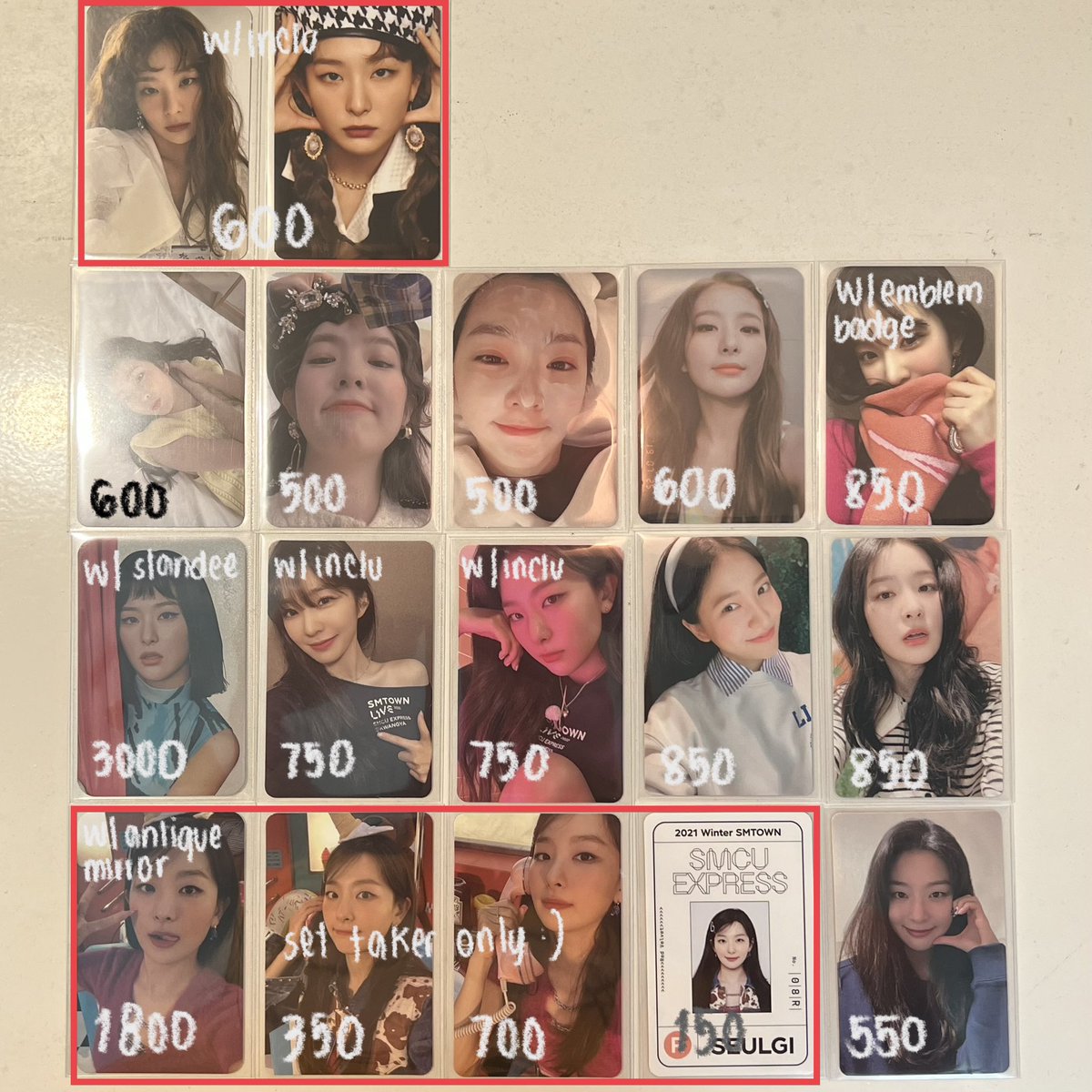 for210payo's tweet photo. wts lfb ph

red velvet photocards :)
prio: set taker / will get more non-indemands 

🏷️ irene seulgi yeri finale scrapbook holo feel my rhythm fmr princessrene seulwink heartcheek hadeseul tears seultears day 2 1 monster smcu emblem antique mirror yizhiyu https://t.co/ZivhhzYEr2