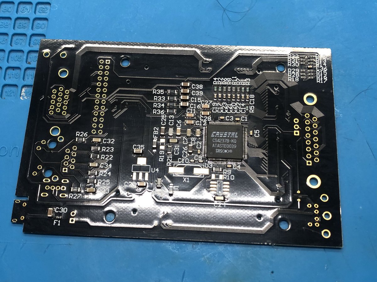 NachtRave's tweet photo. In preparation for 8-Bit Guyโs video release that will feature the one and only #weeCee, I have started construction of the very last one Iโll be building, SN21. Just finished the SMD work mostly and now switching to remaining componentry once I break for 5. @rasteri https://t.co/0Q2ehOiPHC