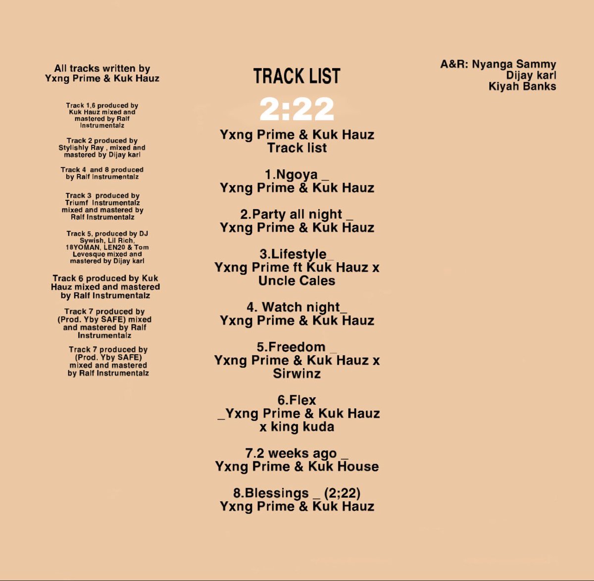 Edico_Le_Feu's tweet photo. Good morning to everyone ,the wait is over .Anticipate 222EP dropping on Friday 26/05/2023 on all streaming platforms
#222EP #222Freestyle
Cc @iamyxngprime https://t.co/OeBqIak5uU
