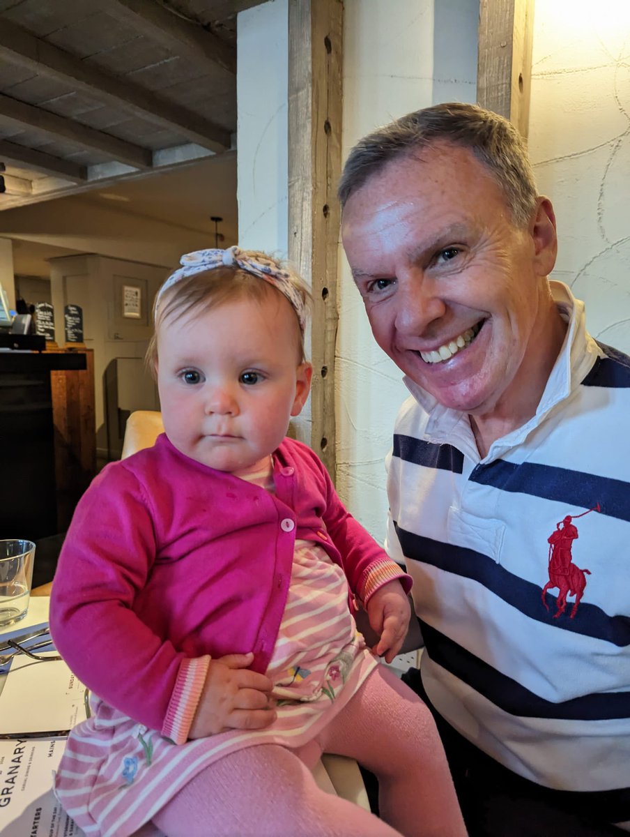 It is possible sometimes to get so low you don’t see the point then you look at your children or grandchildren and there it is right in front of you. I wonder what the world will look like when she is my age?