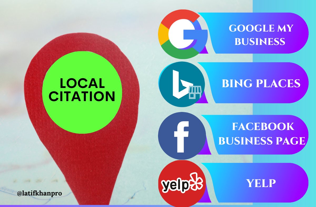 latifkhanpro's tweet image. 📢 Boost Your Online Presence with Local Citations! 🌐🌍
Local citations are mentions of your business information, such as your name, address, and phone number (NAP), on various online platforms. 
#LocalCitations
#OnlineVisibility
#LocalSearchRankings
#BusinessListing