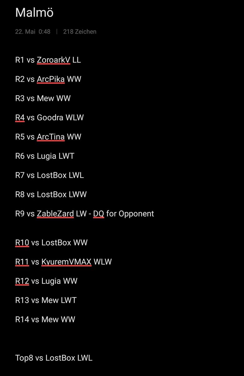 Top8 at Malmö Regionals 🥳

I am more than happy to achieve my first Topcut in the last Regional of my first season

Had an amazing weekend with my friends, lots of fun playing some comfeys again, and met tons of new nice people

Overall  it was just an amazing journey ☀️