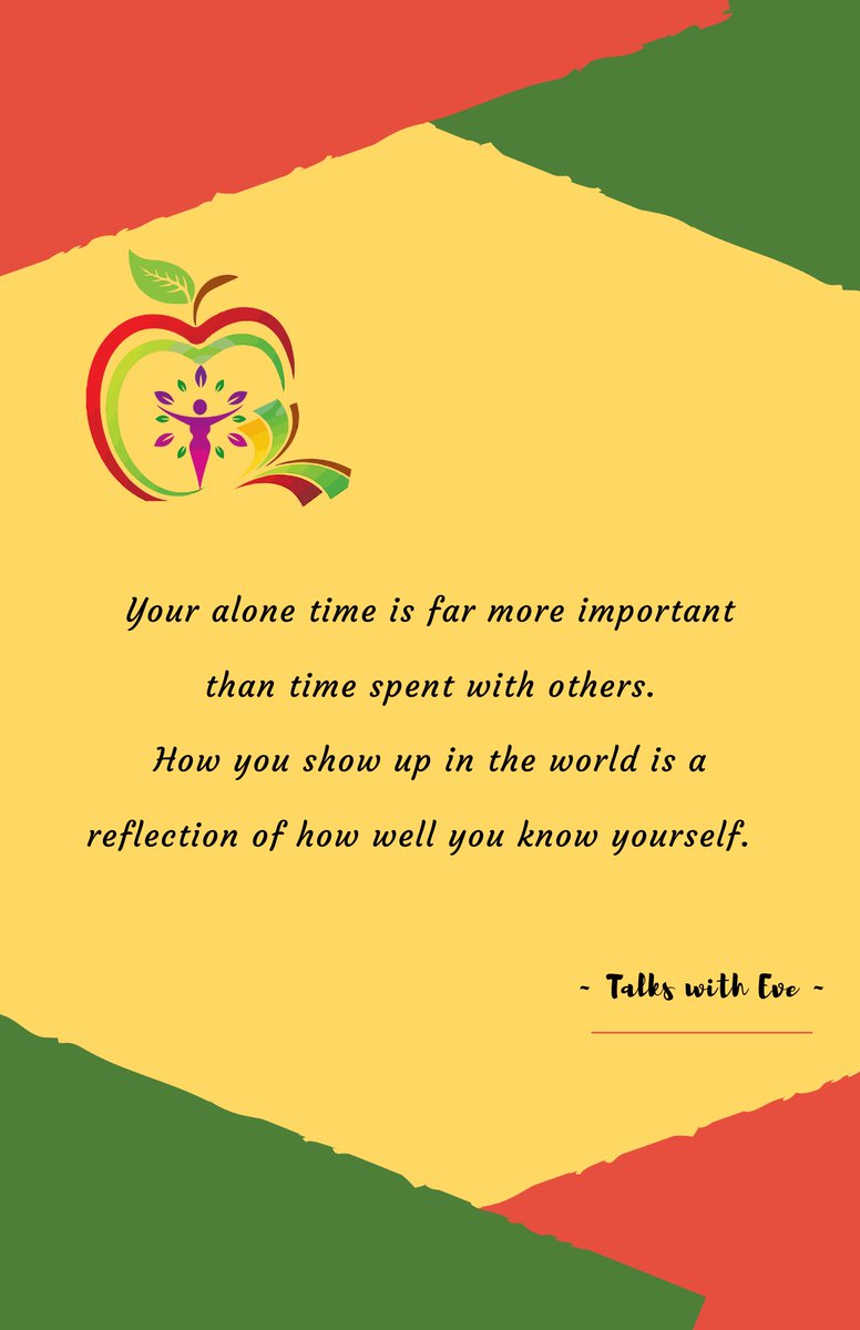 When you are alone with yourself, you learn about, connect with and understand your feelings. You can reflect on who you are, grow and evolve as an individual #mentalclarity #emotionalgrowth #motivatingmonday #talkssee #talkswitheve