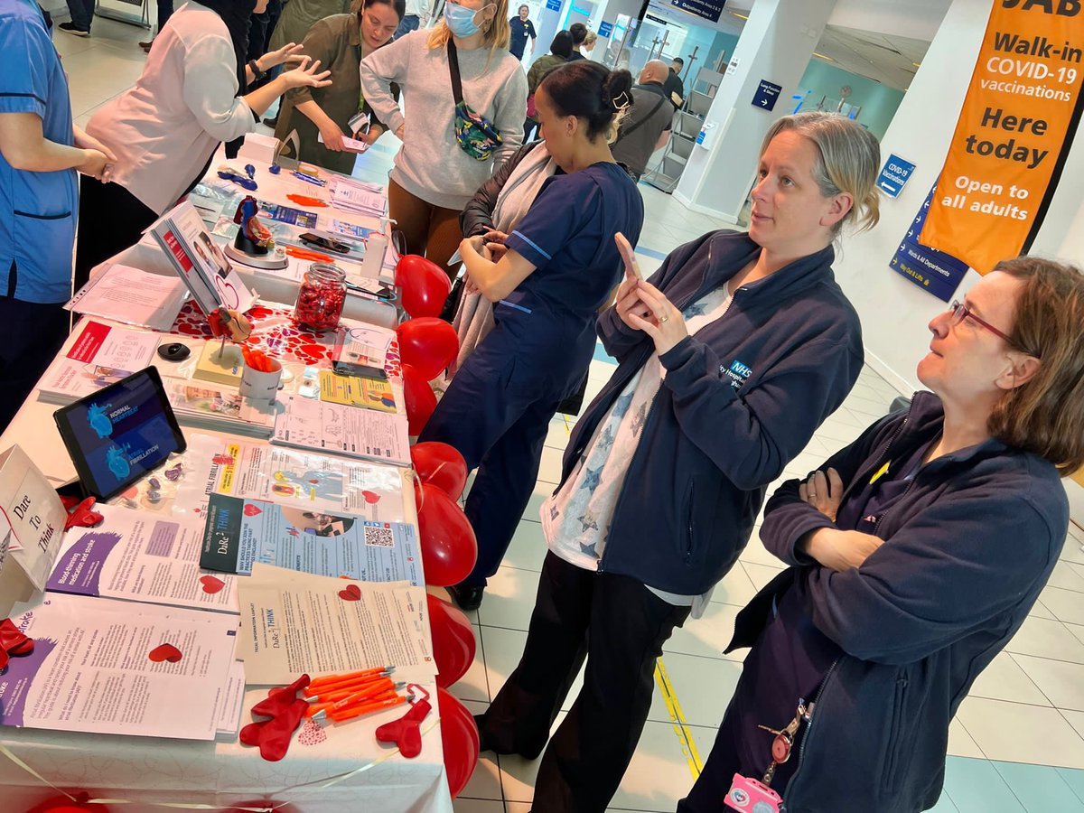 DaRe2ThinkTrial's tweet photo. We had a fantastic time on Friday celebrating #internationalclinicaltrialsday at the #researchshowcaseUHB! Thanks to all the staff and members of the public who came to chat to us about #DaRe2THINK
#diversityinresearch https://t.co/9QMdviUr8h