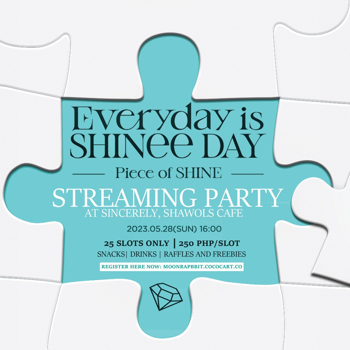 SincerlyShawols's tweet photo. 𝑳𝒐𝒗𝒊𝒏𝒈 𝑺𝑯𝑰𝑵𝒆𝒆 𝒇𝒐𝒓 𝑫𝒂𝒚𝒔 𝒂𝒏𝒅 𝒀𝒆𝒂𝒓𝒔💎 

𝘌𝘷𝘦𝘳𝘺𝘥𝘢𝘺 𝘪𝘴 𝘚𝘏𝘐𝘕𝘦𝘦 𝘋𝘢𝘺: 𝘗𝘪𝘦𝘤𝘦 𝘰𝘧 𝘚𝘏𝘐𝘕𝘌

We're getting closer to the 15th year Anniversary of SHINee. We can't hide our excitement anymore...only 3 days to go!!  

We will be having SHINee's Concert Screening LIVE this coming Sunday at Sincerely, Shawols Cafe!!

25 slots only!

Inclusion:
Snack
Drink
Raffle
Concert Souvenirs(Fanmade)

Don't miss out and register now on this link...
https://t.co/MmkGKD30Uj

#SHINee15thAnniversary #SSCEvents #SincerelyShawolsCafe #Shawol #SHINee #Onew #Jonghyun #Key #Minho #Taemin #ShawolsCafe #EverydayisSHINeeDay_pieceofshine