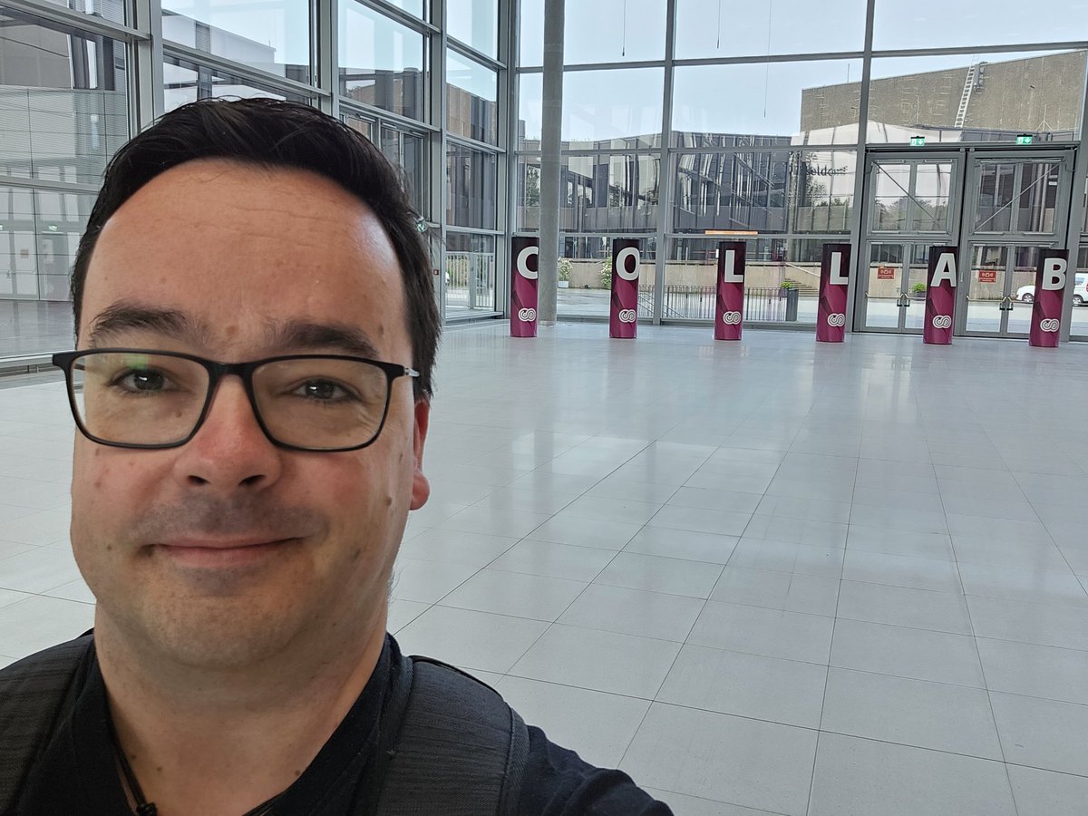 Arrived at #CollabSummit, looking forward to some cool days with cool people 😎