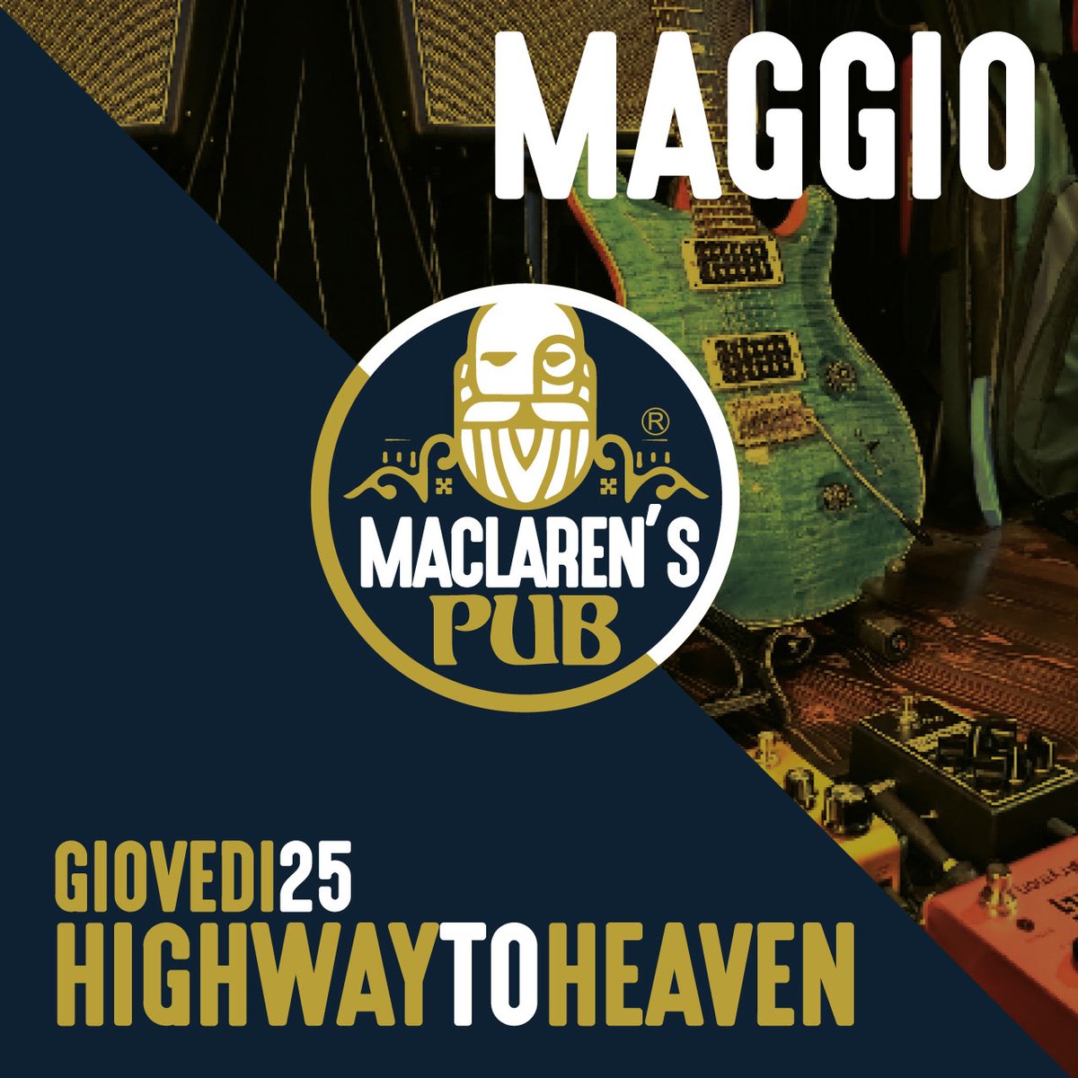 Giovedì 25 Maggio al MacLaren’s Pub di Salerno!
Live Rock Music!🤟🎸con i Mitici Highway To Heaven

📲 Prenota tramite il nostro sito maclarenspub.it 

#maclarenspub #maclarenspubitalia #salerno #birreria #pub #birra #steakhouse #concerto #musica #rock #highwaytoheaven