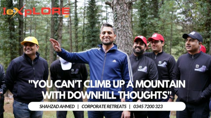 Body going up, Mind going down!!!

The simple mathematical equation demands a fine balance on each side.

#shahzadahmed #corporateretreats #salestraining #resiliencecoach #outdooractivities