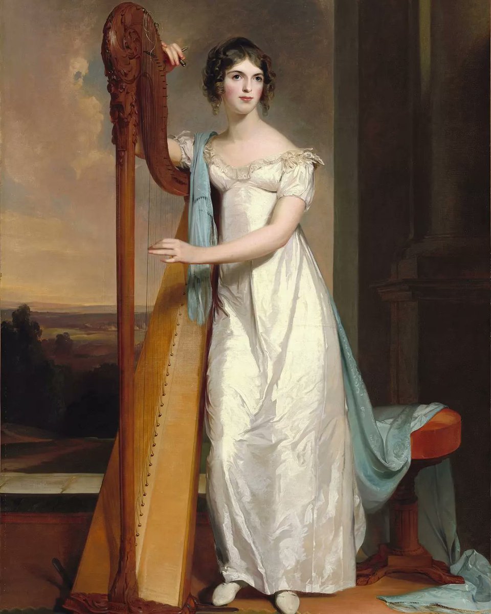 Lady with a Harp – Eliza Ridgely (1818)
Thomas Sully(1783-1872)

#thomassully #ladywithaharp
#artwork #historyarttdaily #potraitgirl
#potraitgallery #paintingoftheday #paintingart #womaninart #potrait #arthistory #artist #artdetail
