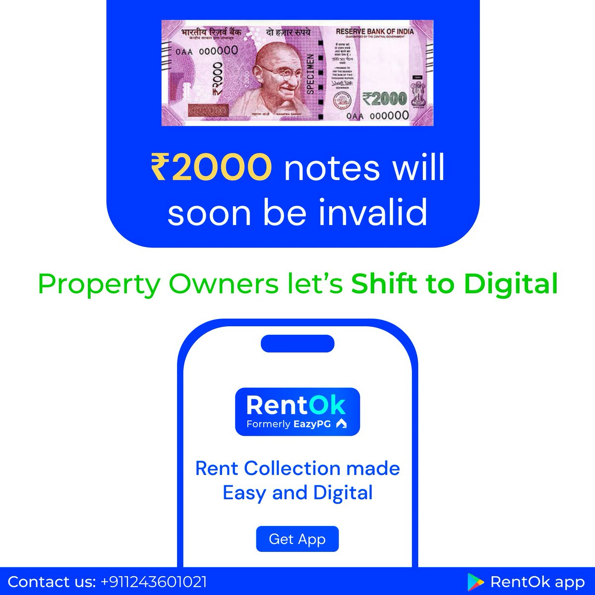 rentokofficial's tweet image. With RentOk Shift to Digital is Equal to Shift to Comfort 

#propertymanagementapp #rentcollectionapp #rentok.com #renting
