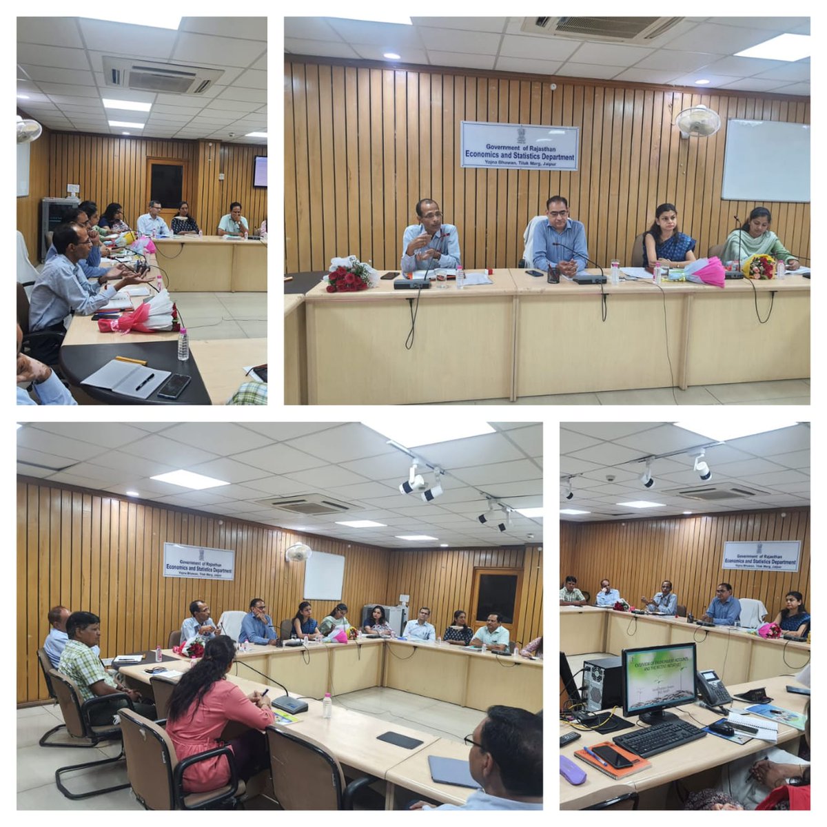 GoIStats's tweet photo. DES, Rajasthan organized a meeting on ‘Compilation of Environment Accounts at the State level’ with the technical support of Social Statistics Division, NSO, MoSPI on 19th May, 2023 at Jaipur. https://t.co/gZinxRBmL3