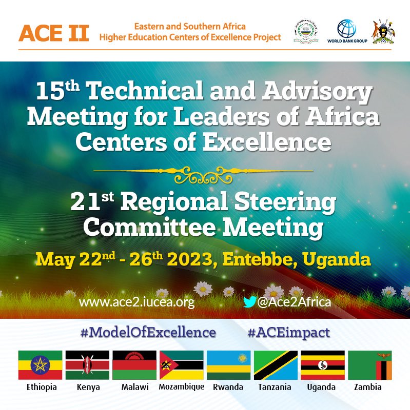 mmonjerezi's tweet photo. 15th Technical and Advisory Meeting (TAM) for ACE II Centre Leaders, Entebbe, organised by @Ace2Africa. https://t.co/XUdsr5QAmO