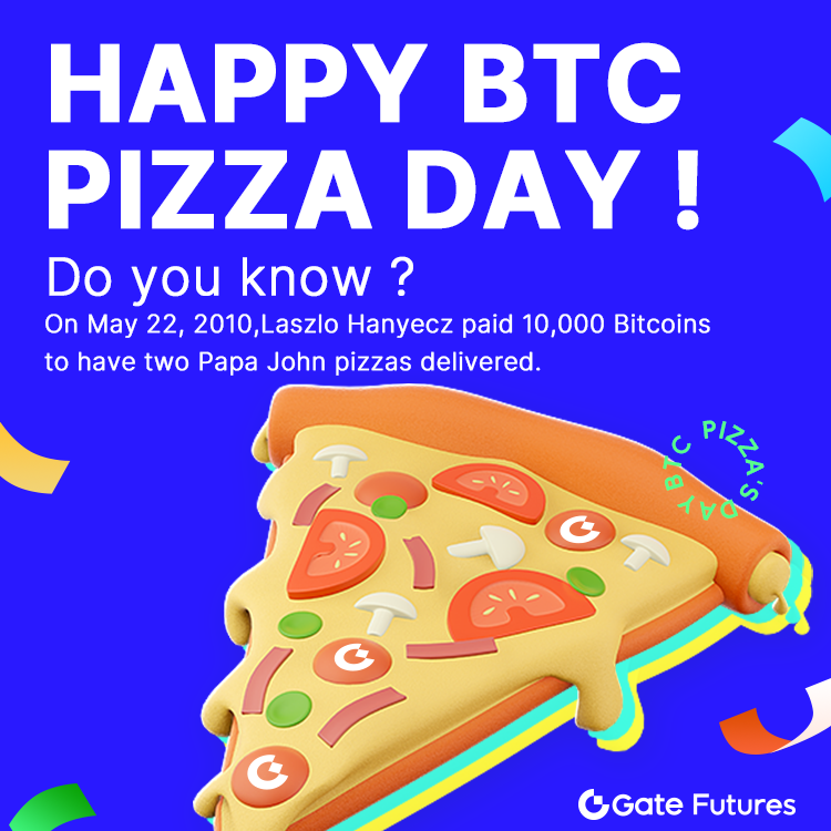 GateFutures's tweet photo. 🍕Happy #Bitcoin #Pizza Day! 

📢Laszlo Hanyecz paid 10,000 BTC for two pizzas 13 years ago. 

🧑‍🍳That piece of history serves as a reminder of Bitcoin's wonderful journey. 

🎉Is anyone having pizza today?

#BitcoinPizzaDay https://t.co/JaPna3SVyP