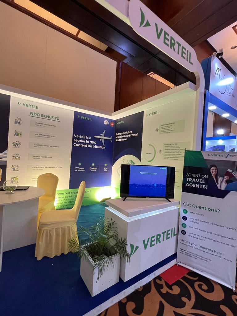 VerteilNDC's tweet photo. It was a fabulous experience to meet Travel Partners at Dhaka Travel Mart 2023.

We talked about the benefits of NDC, how they can get access to NDC content of global airlines, and how it is helping 1000s of travel operators around the globe.

#Verteil #VerteilDirectConnect #ndc https://t.co/OFF3V8MZPQ